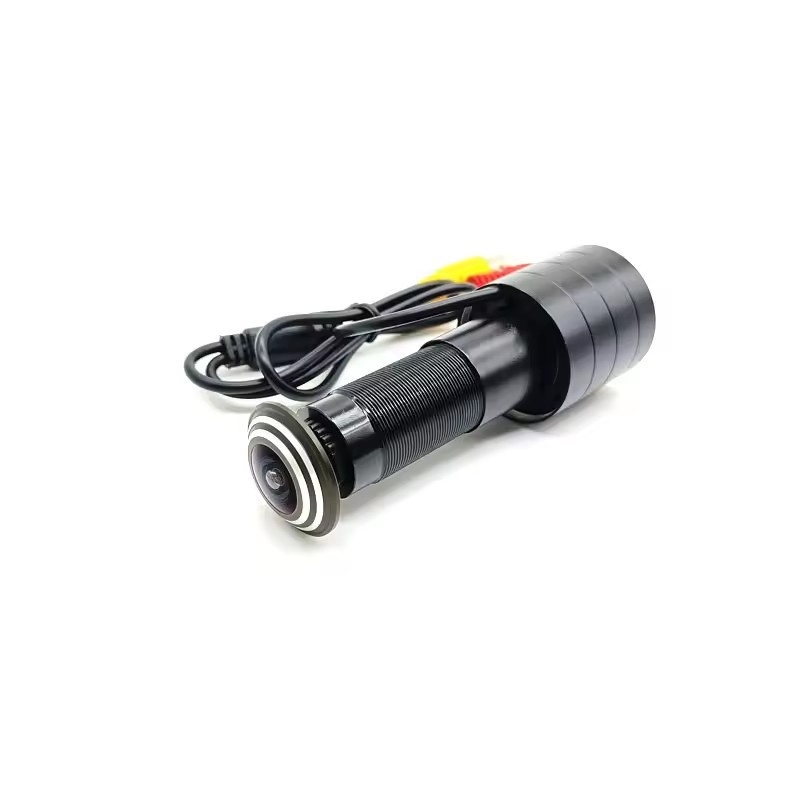 Small Angle Technology – Sigurnosna kamera za vrata s širokim kutom 1200 TVL, fisheye objektiv, 2MP senzor, RCA sučelje, analogna, bez mreže