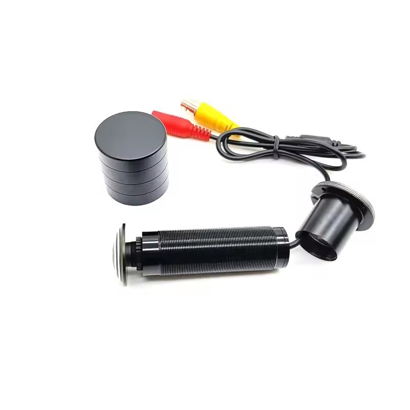 Small Angle Technology – Sigurnosna kamera za vrata s širokim kutom 1200 TVL, fisheye objektiv, 2MP senzor, RCA sučelje, analogna, bez mreže