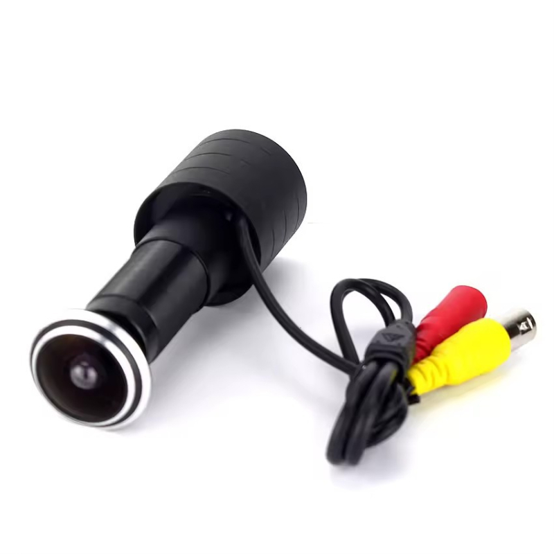 Small Angle Technology – Sigurnosna kamera za vrata s širokim kutom 1200 TVL, fisheye objektiv, 2MP senzor, RCA sučelje, analogna, bez mreže