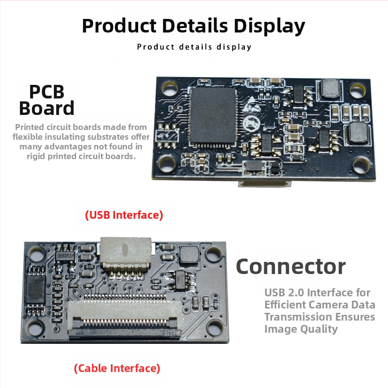 FPC kamerový modul s automatickým zaostrovaním, 12MP senzor, 4000x3000, USB 2.0, 30fps