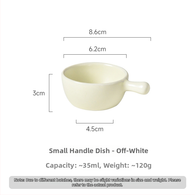 Miska za umake, porcelanska, okrugla, mikrovalno sigurna, mogućnost tiskanja logotipa