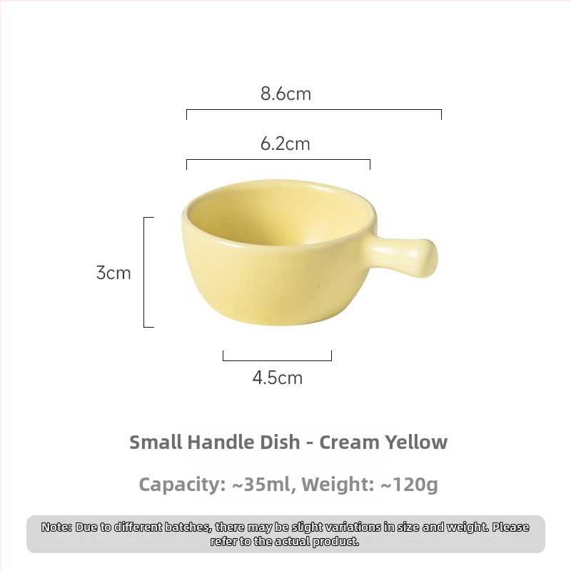 Miska za umake, porcelanska, okrugla, mikrovalno sigurna, mogućnost tiskanja logotipa