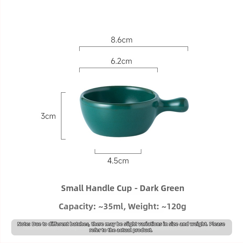 Miska za umake, porcelanska, okrugla, mikrovalno sigurna, mogućnost tiskanja logotipa