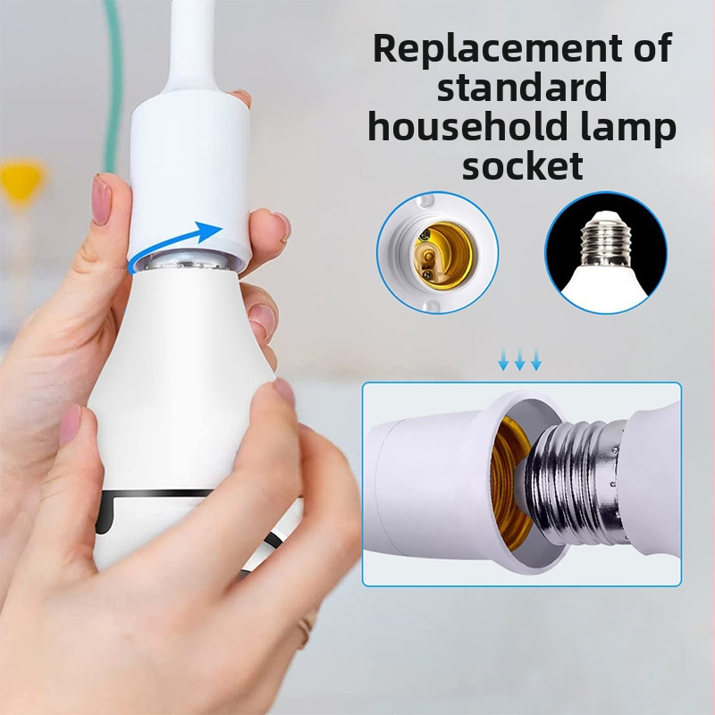 A6 лампена камера с WiFi, нощно виждане, HD видео, TF карта за съхранение, E27 база