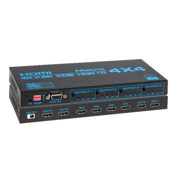 HDMI 4x4 matricijski preklopnik s 4 ulaza/4 izlaza, podrška 4K60Hz, HDCP 2.3, daljinsko buđenje, upravljanje napajanjem