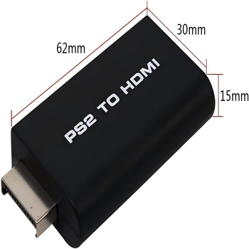 PS2 na HDMI adapter za PS2 konzolu, 480p video konverzija