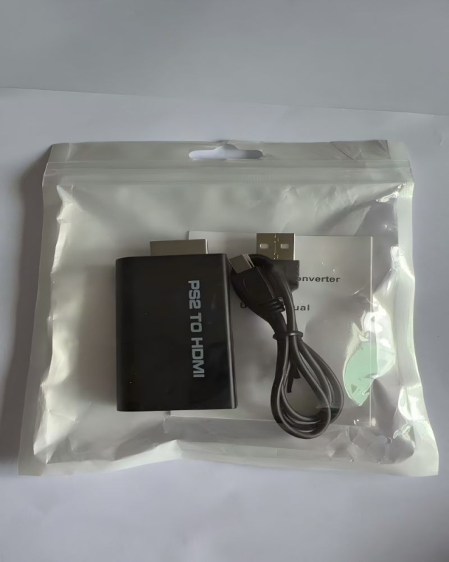 PS2 na HDMI adapter za PS2 konzolu, 480p video konverzija
