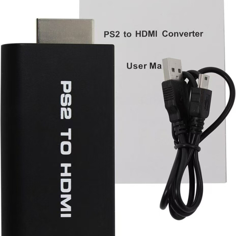 PS2 na HDMI adapter za PS2 konzolu, 480p video konverzija