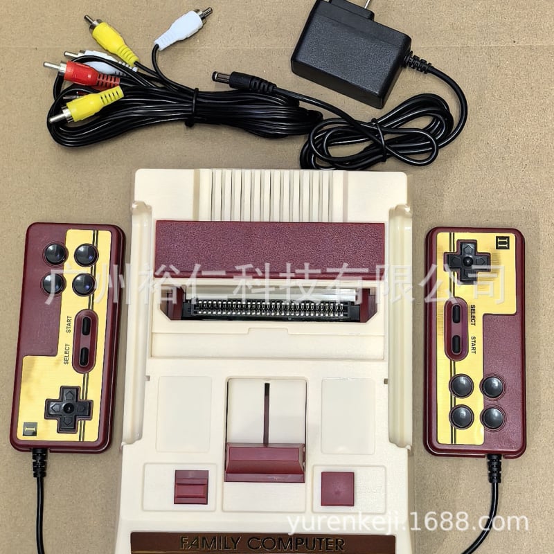 Konzola za igre s 500 ugrađenih igara, televizijska konzola za dva igrača, 8-bitni retro stil, ugrađena memorija