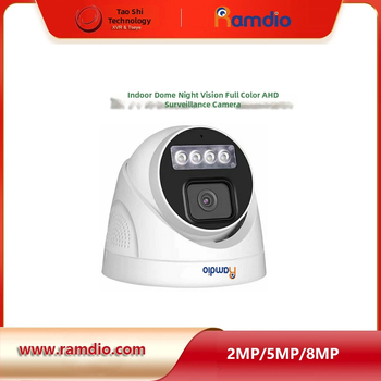 Dome kamera 4v1 CVI/TVI/AHD, IR, vnútorné použitie, DC12V, pevný objektív, dosah IR 30–50 m