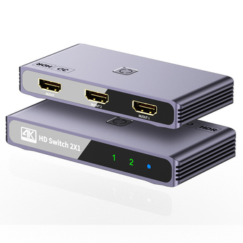 HDMI prekidač/distributer 1x2 – 4K60Hz, 3840x2160@60Hz, audio-video extender, model YC-Q201