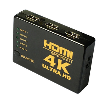 HDMI prekidač 5 u 1, 4K, IR daljinsko upravljanje