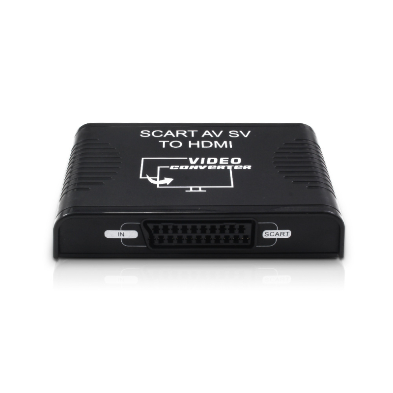 SCART na HDMI pretvarač s ulazima AV i S-Video, 1080p, model HY-209-V0-B-X