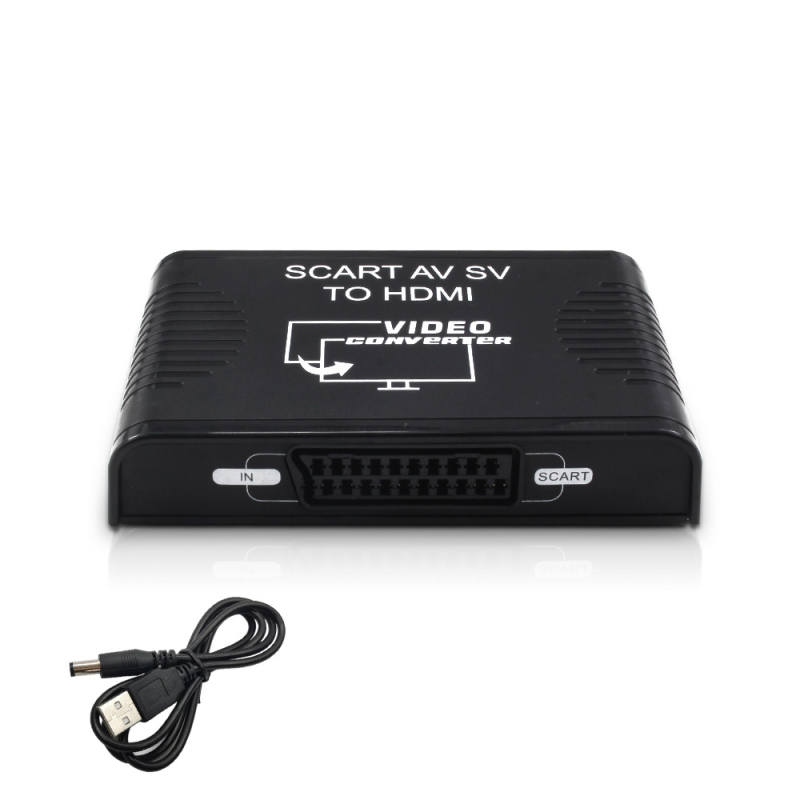 SCART na HDMI pretvarač s ulazima AV i S-Video, 1080p, model HY-209-V0-B-X
