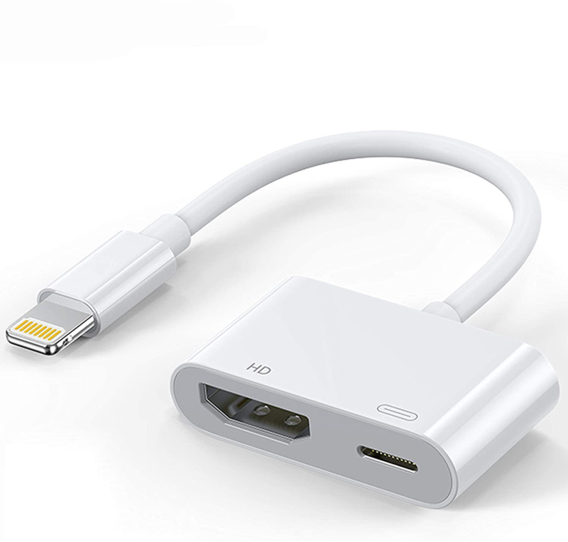 Comutator HDMI pentru dispozitive Apple — model L-8, oglindire 1080p a ecranului de pe iPhone/tabletă către TV/proiector