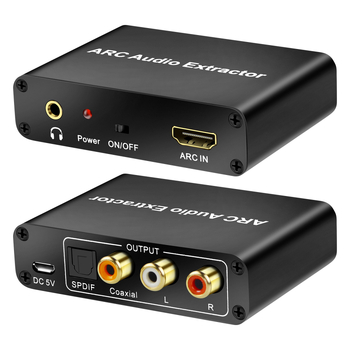 ARC audio adapter za HDMI ARC, optički i koaksijalni zvuk, izlaz 3.5 mm, konverter