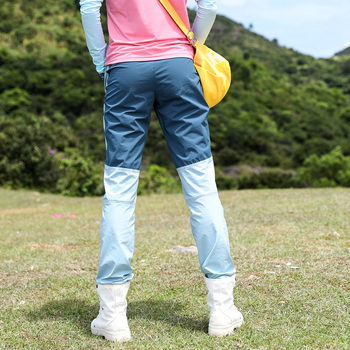 Pantaloni de damă, uscați rapid – țesătură din amestec de fibre chimice, absorbția umezelii, pentru alergare, ciclism, drumeții și camping