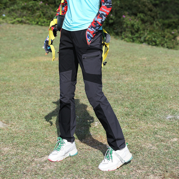 Pantaloni de damă, uscați rapid – țesătură din amestec de fibre chimice, absorbția umezelii, pentru alergare, ciclism, drumeții și camping