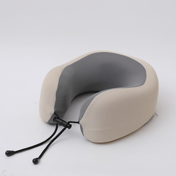 Pernă cervicală U din spumă cu memorie (material tricotat; portabil; multifuncțional)