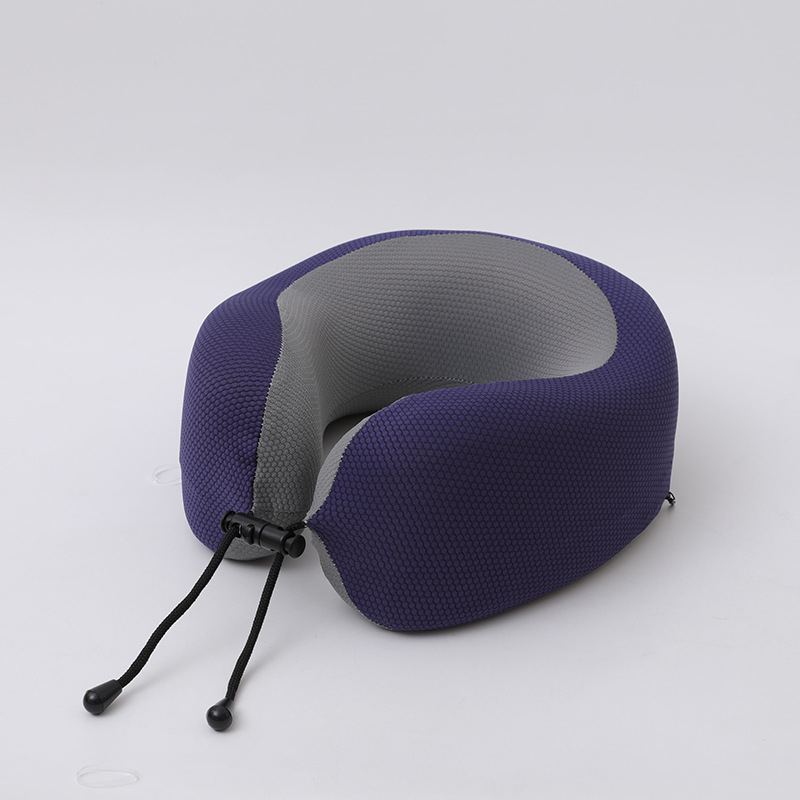 Pernă cervicală U din spumă cu memorie (material tricotat; portabil; multifuncțional)