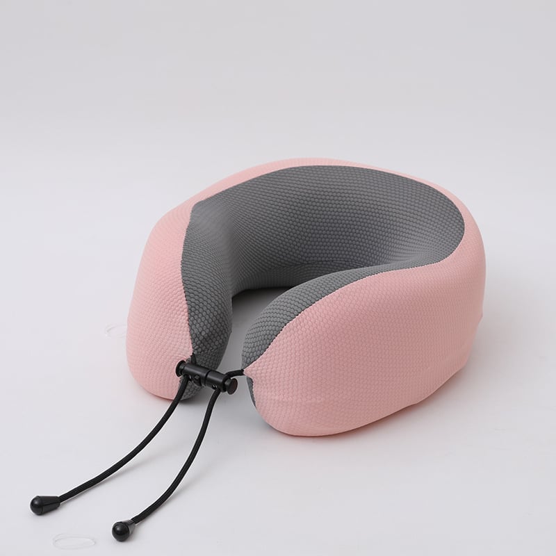 Pernă cervicală U din spumă cu memorie (material tricotat; portabil; multifuncțional)