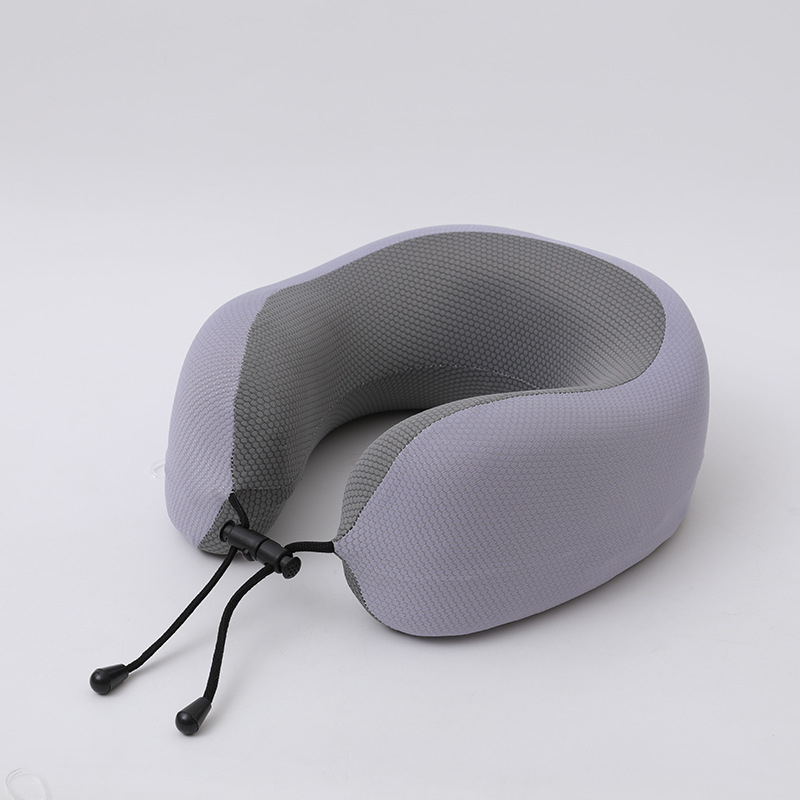 Pernă cervicală U din spumă cu memorie (material tricotat; portabil; multifuncțional)