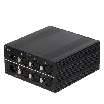 Pxsw comutator XLR audio cu interfață balansată, 3 intrări 1 ieșire / 1 intrare 3 ieșiri, model Xlr_301