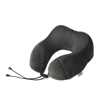 Pernă de gât din spumă cu memorie, formă U pentru călătorii - Țesătură Crystal Velvet, Potrivire universală, Greutate sub 0.5 kg