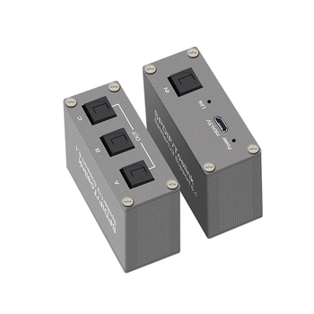 FS-T-115 Divizor audio optic digital TOSLINK 1 intrare 3 ieșiri (Dolby Digital, DTS 5.1)