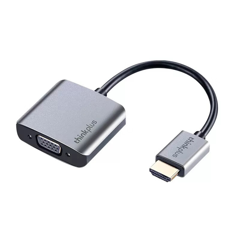 HDMI na VGA adapter LH01 LC02, kompatibilan s Windows 7, kabel dužine 14 cm, model 2025