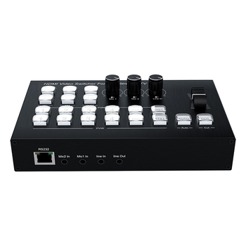 HDMI prekidač za režiju s 4 ulaza i 2 izlaza, Type-C ulaz za snimanje, OSD zaslon, 1080P, model HD-09
