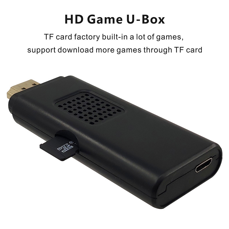 K7 HD kućna TV gaming konzola s bežičnim 2.4G upravljačem i game stickom, podržava 7 emulatora