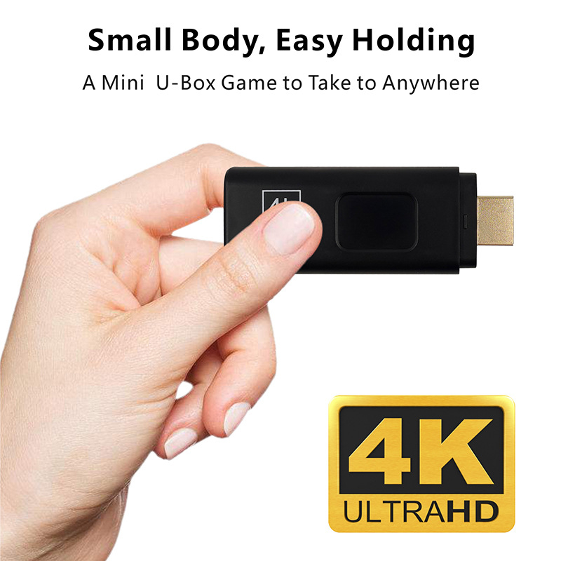K7 HD kućna TV gaming konzola s bežičnim 2.4G upravljačem i game stickom, podržava 7 emulatora