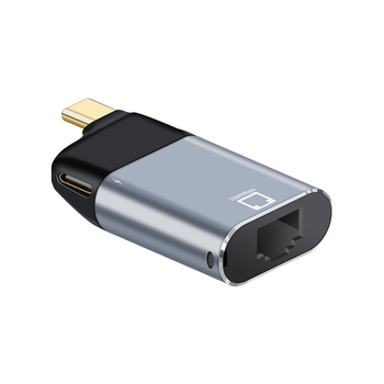 Type-C HDTV/VGA Gigabit RJ45 video adapter, 4K60Hz, druga generacija konverzijske glave