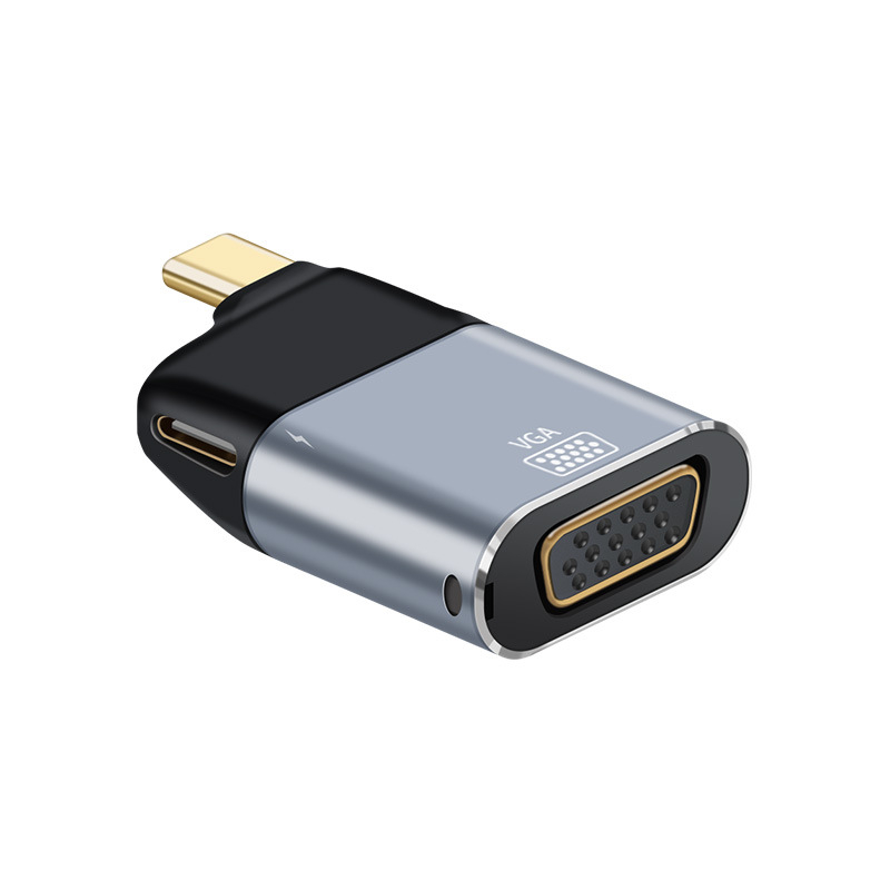 Type-C HDTV/VGA Gigabit RJ45 video adapter, 4K60Hz, druga generacija konverzijske glave