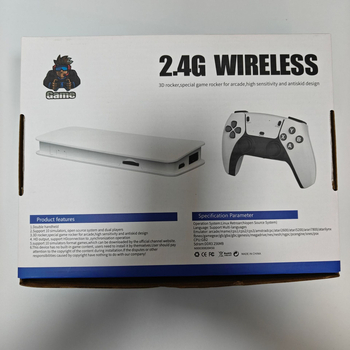 Igraća konzola s bežičnim 2.4G, HDMI izlaz, 64GB memorije, PS1 kompatibilnost za dva igrača