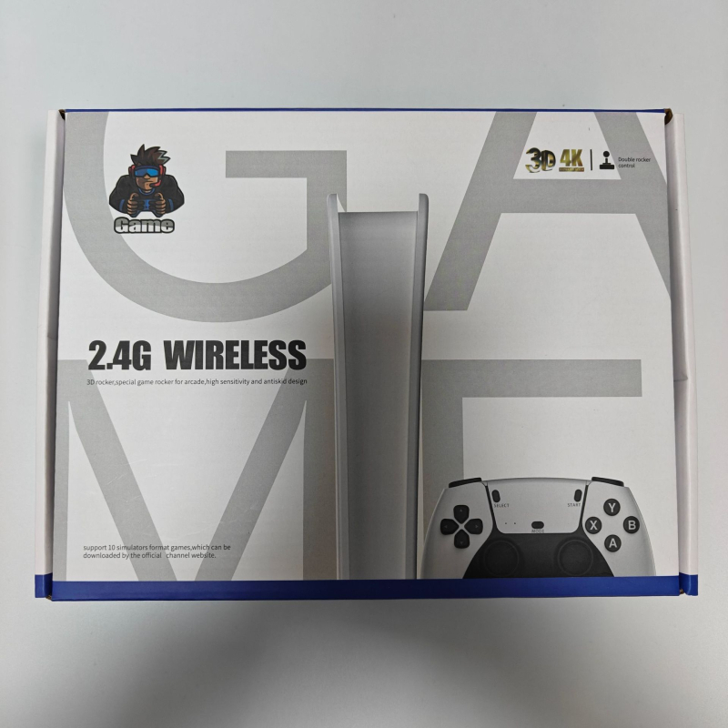 Igraća konzola s bežičnim 2.4G, HDMI izlaz, 64GB memorije, PS1 kompatibilnost za dva igrača