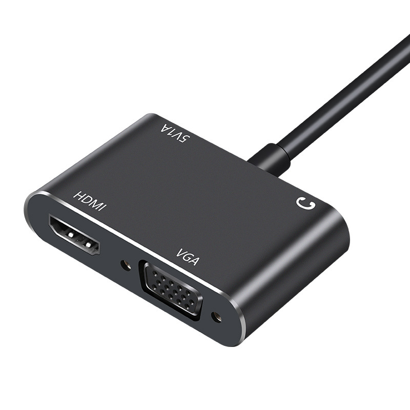 HDMI na VGA 2-u-1 adapter sa zvukom, 4K x 2K prikaz, kompatibilan s Windows 7, daljinsko buđenje, upravljanje napajanjem