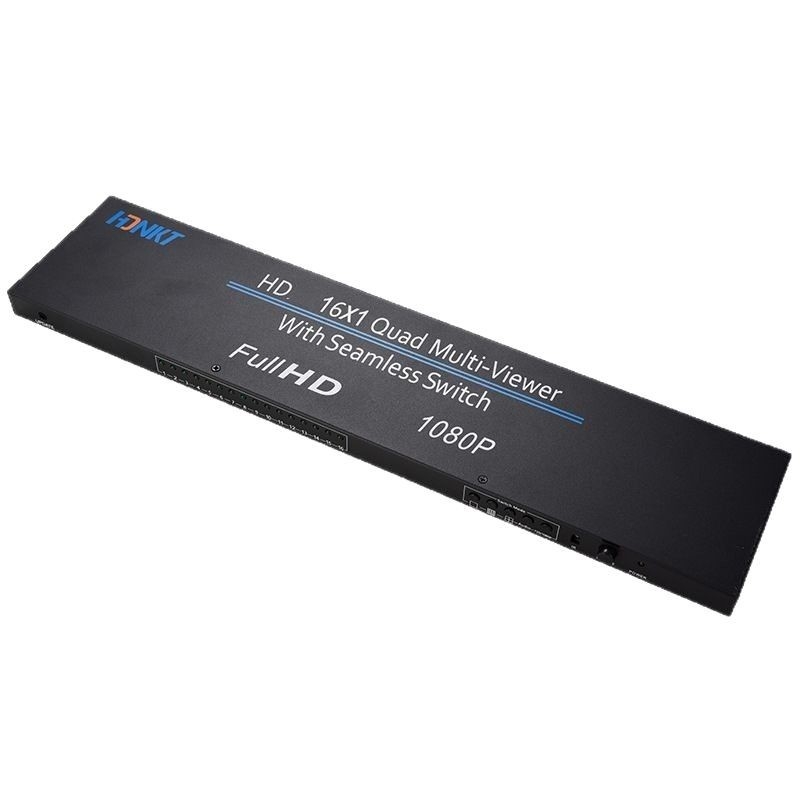 HDMI comutator-distribuitor NK-816, 16x1 intrări într-o ieșire, rezoluție 720p/1080p, gestionare alimentare, pentru divizare ecran și monitorizare securitate