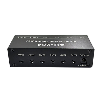 Audio distribucija AU-204, stereo 3,5 mm, s 2 ulaza i 4 izlaza