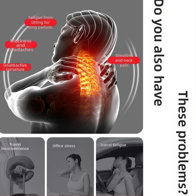 Perne de gât de călătorie în formă U cu spumă cu memorie, material Nylon Ice Silk, Yinwei, Greutate ≤0.5 kg