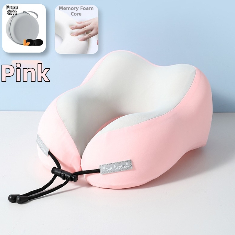 Perne de gât de călătorie în formă U cu spumă cu memorie, material Nylon Ice Silk, Yinwei, Greutate ≤0.5 kg