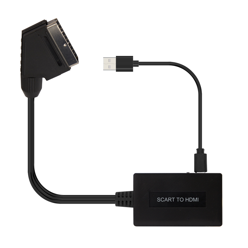 Adaptor SCART la HDMI, rezoluție 1080P, alimentare USB, lansare 2023