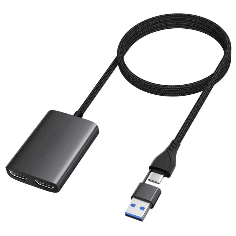 HD10 USB-C HDMI docking stanica, rezolucija 1920x1080, kabel duljine 50 cm, pretvarač signala, izdanje 2023