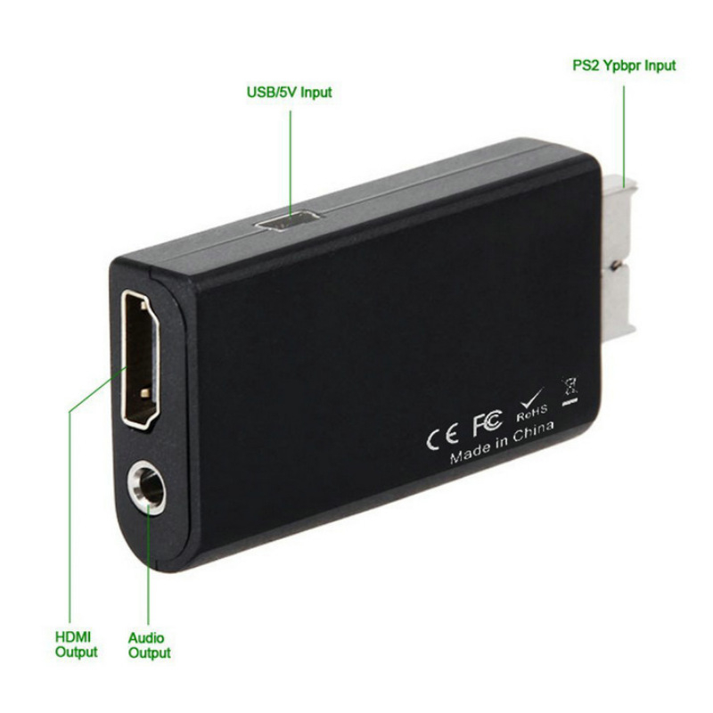 Convertor PS2 la HDMI cu audio/video, rezoluție 480P, model PS2, lansat în 2015