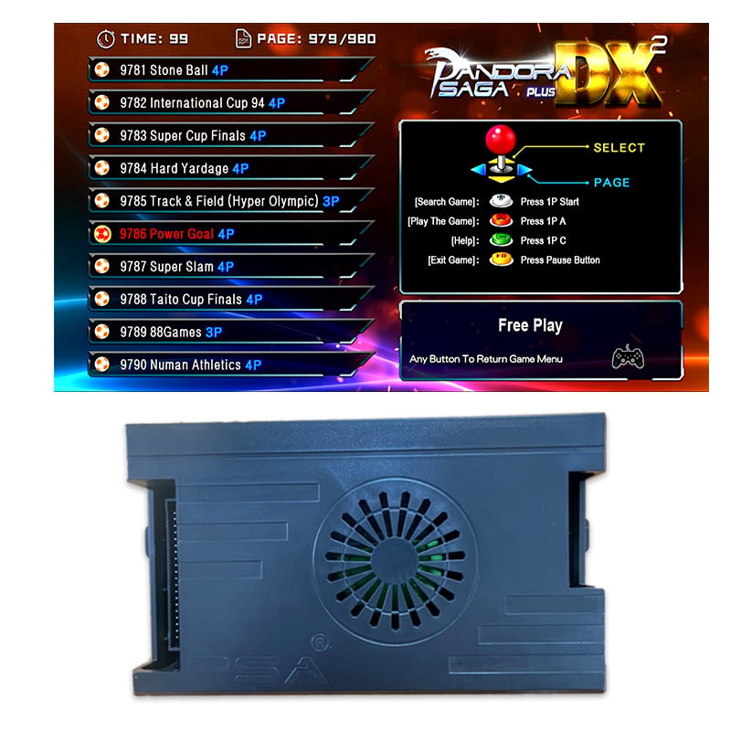 Pandora DX35000 Placă de bază pentru arcade de acasă, cu HDMI/VGA, stil nostalgic