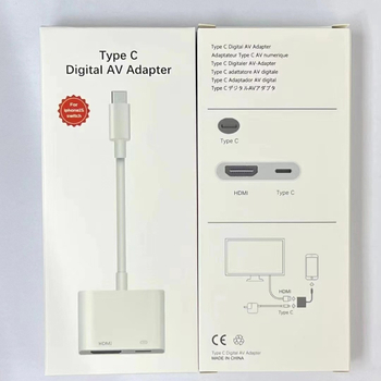 Type-C 2-u-1 docking stanica za notebook s HDMI izlazom 4K, podrška napajanju, kabel 0.1 m