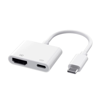 Type-C 2-u-1 docking stanica za notebook s HDMI izlazom 4K, podrška napajanju, kabel 0.1 m