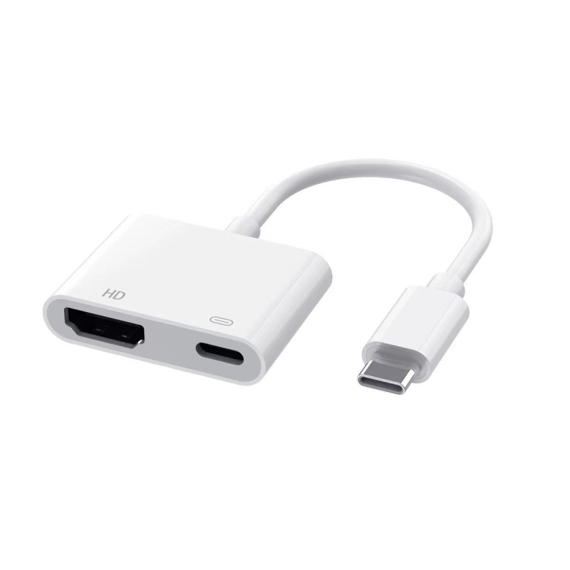 Type-C 2-u-1 docking stanica za notebook s HDMI izlazom 4K, podrška napajanju, kabel 0.1 m
