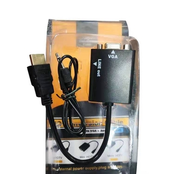Adaptor HDMI către VGA, model HDML/VGA, brand dx, conversie video, rezoluție 720p/1080p